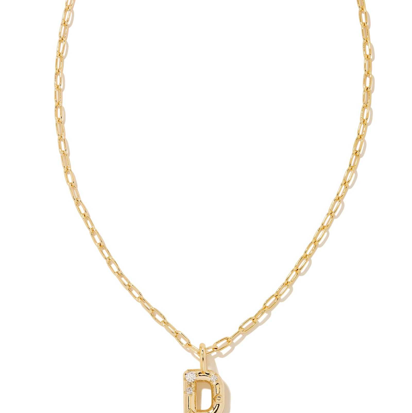 Initial Pendant Necklace