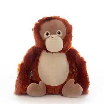 "Officially Adopted" Stuffed Orangutan
