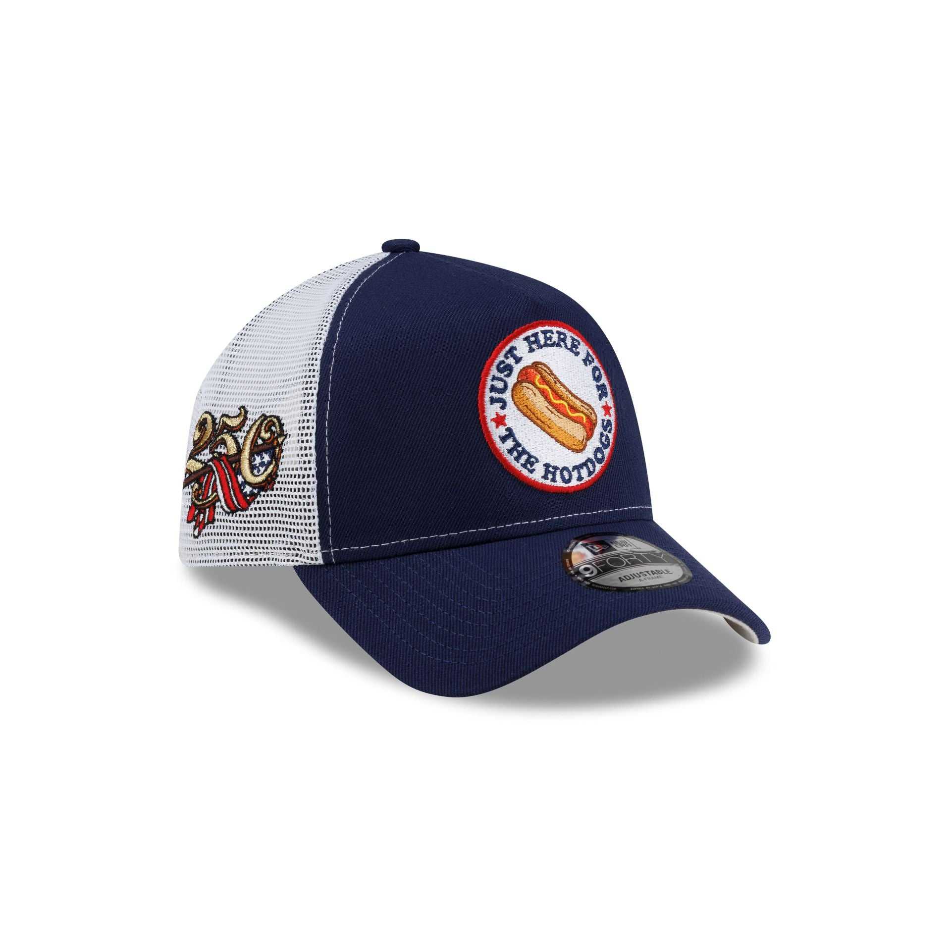 USA Hot Dog Navy FORTY A-Frame Trucker