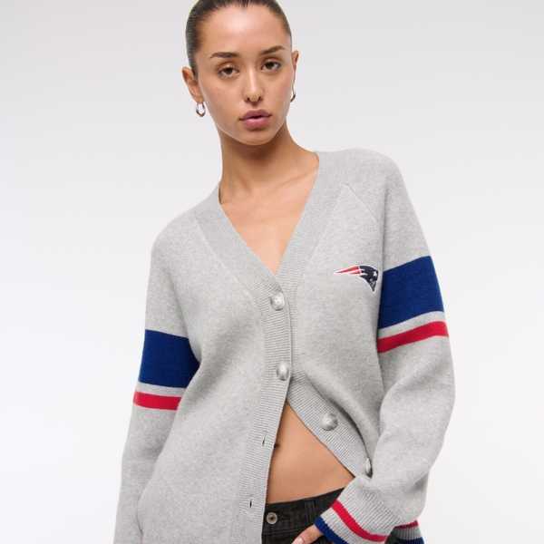 New England Patriots LuxeLoft Cardigan