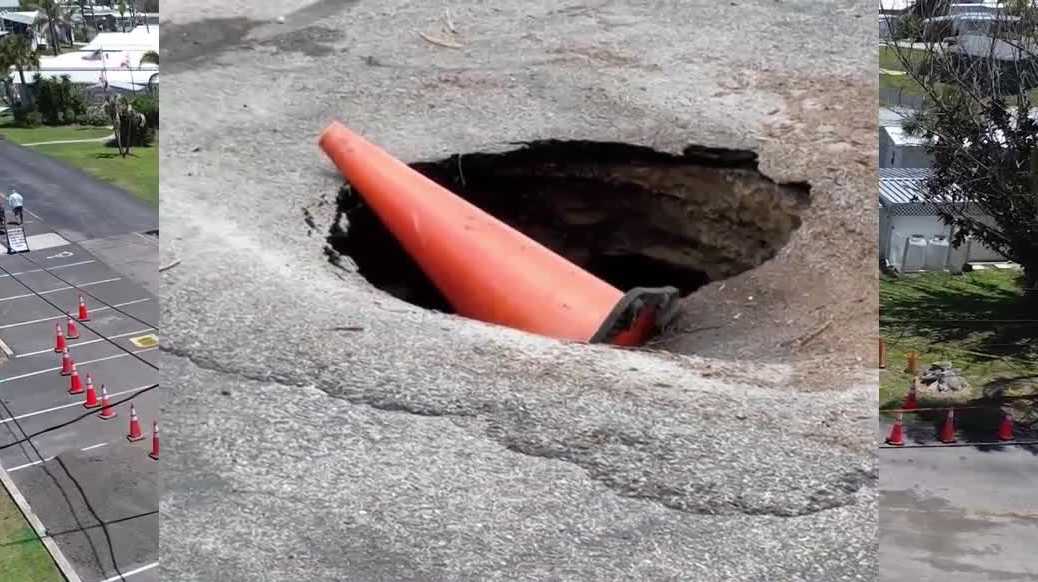Palm Bay Estates residents urge city action after roadway collapse