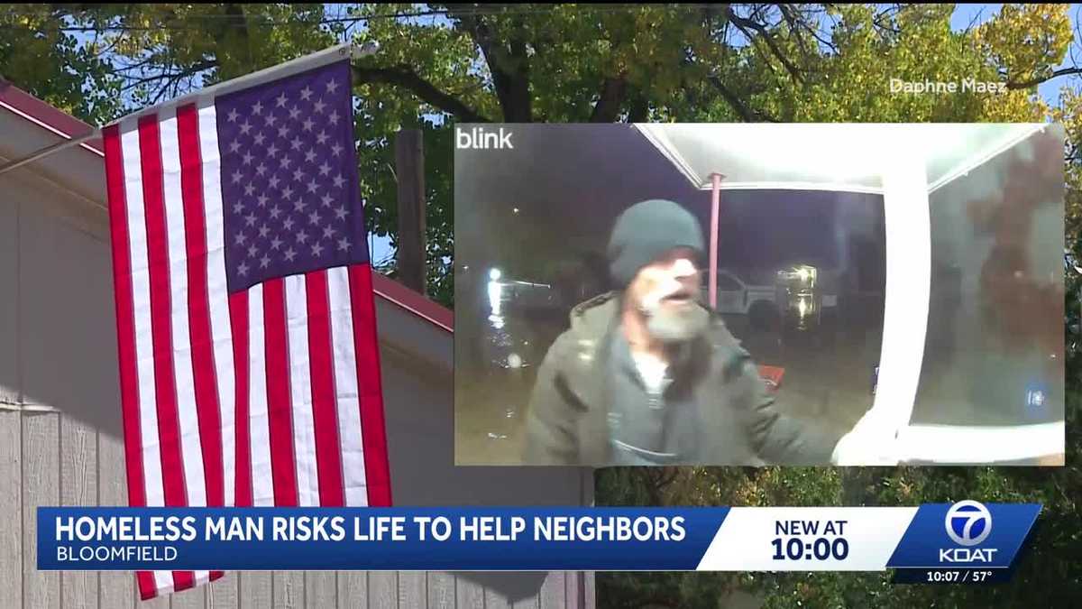 Bloomfield man risks life to save neighbors during flood