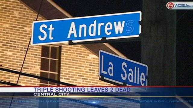 Woman, man killed in Central City triple shooting
