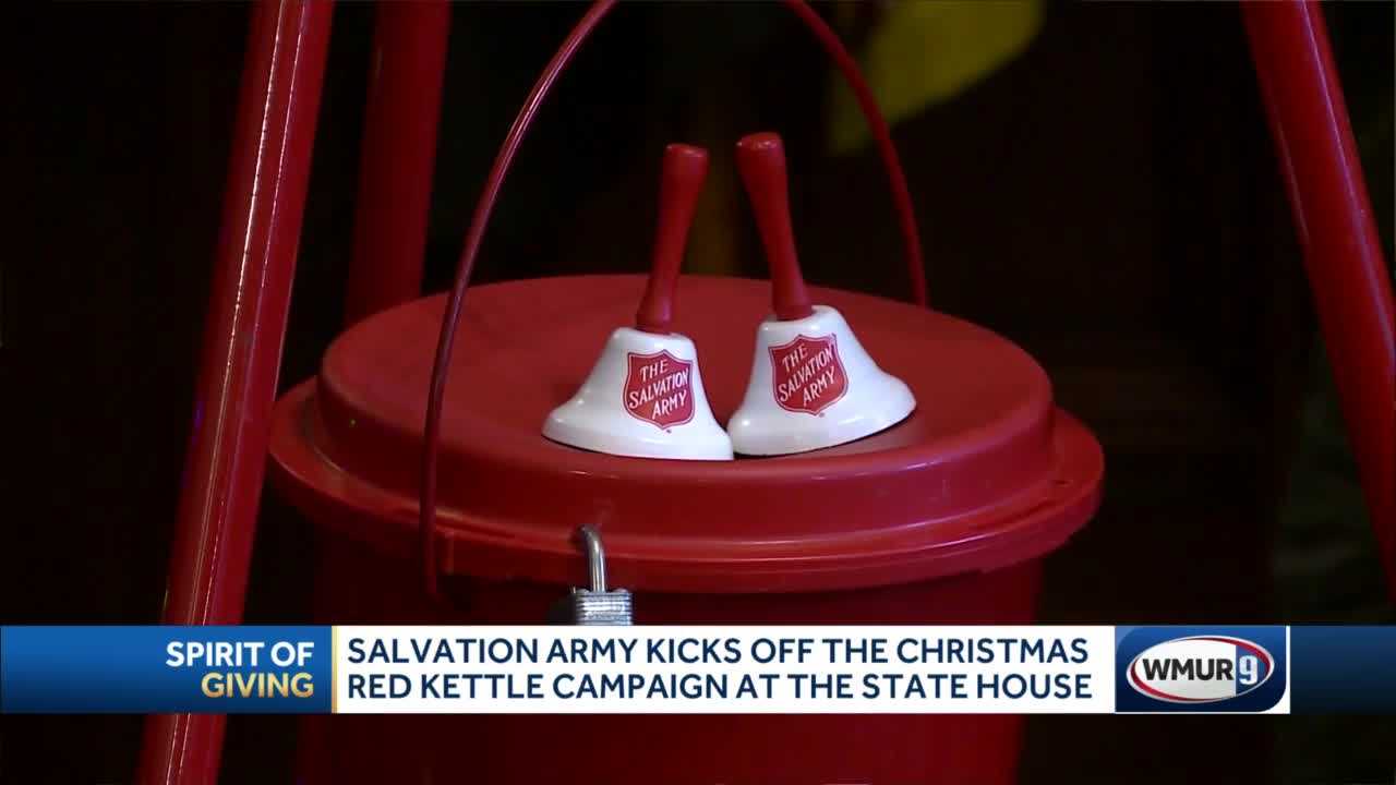 Salvation Army Kicks Off Christmas Red Kettle Campaign At NH State House