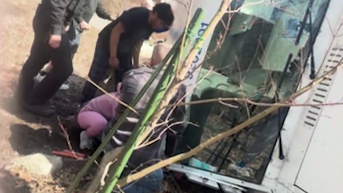 USPS worker pinned under vehicle after Medway Route 109 crash with ...