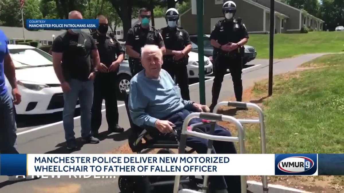 Police in New Hampshire bring new motorized wheelchair to father of ...