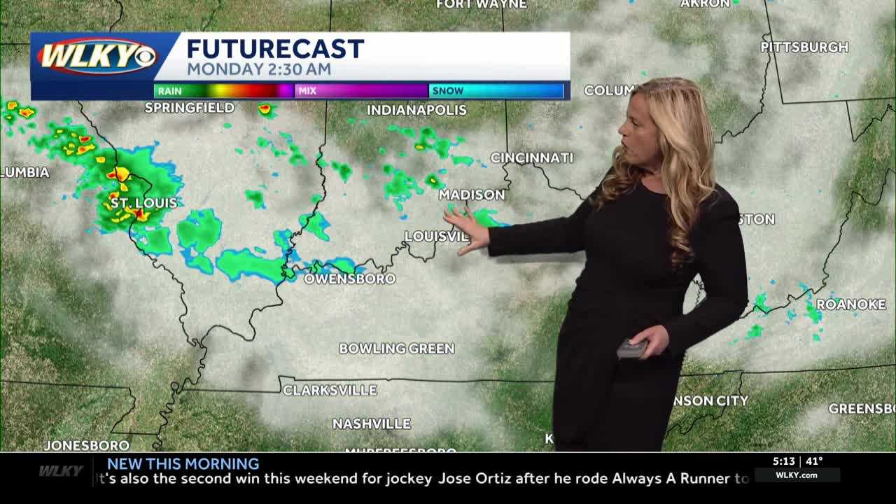 Milder Sunday, storm chances ramp up for the work week