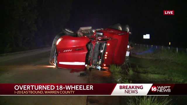 Stormy weather causes overturned 18-wheeler on I-20, driver says - Vimarsana News