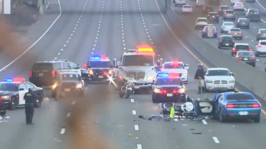 Elk Grove officer killed in suspected DUI crash that shut down Hwy. 99