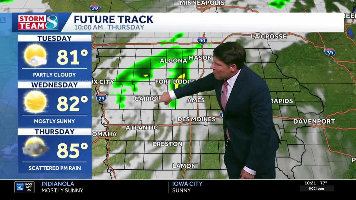 Des Moines weather: Warm weather continues with late-week storm chances