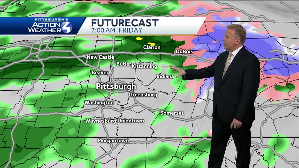 Chance for stray rain showers tonight, will continue Friday