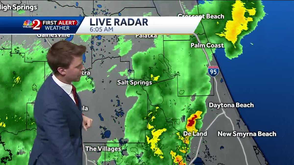 Tracking showers and storms in Central Florida
