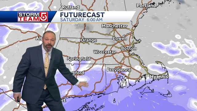 Video: Light overnight snow showers possible