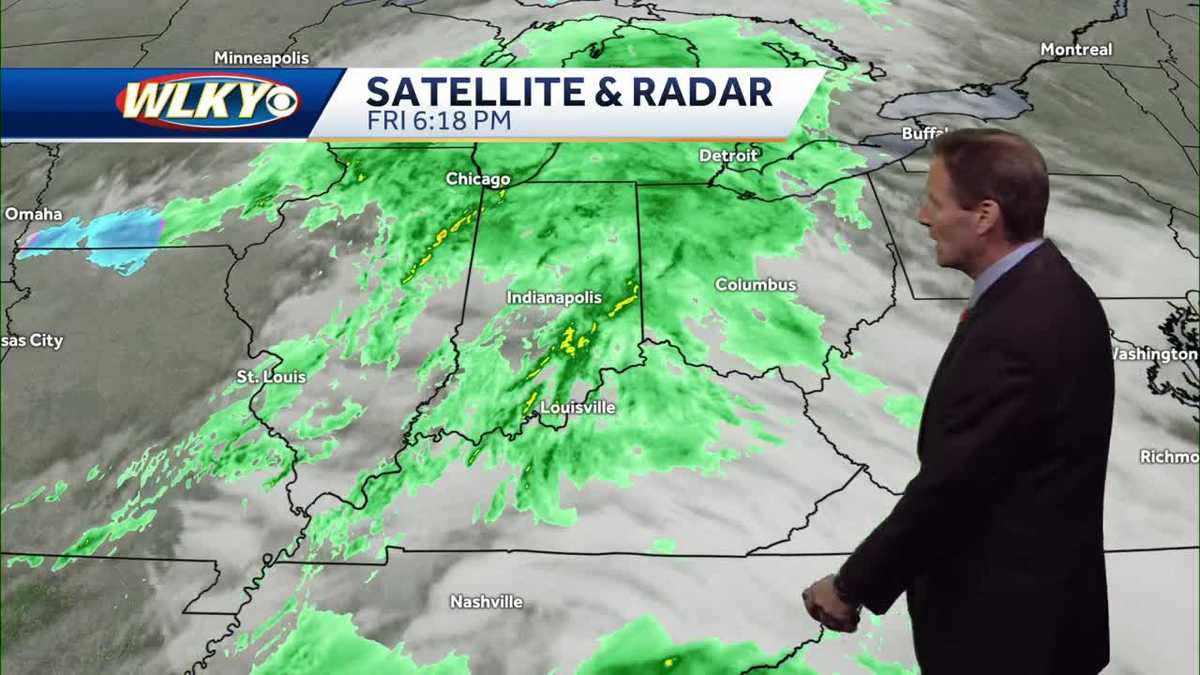 A Wet Friday Night, Breezy And Cooler This Weekend