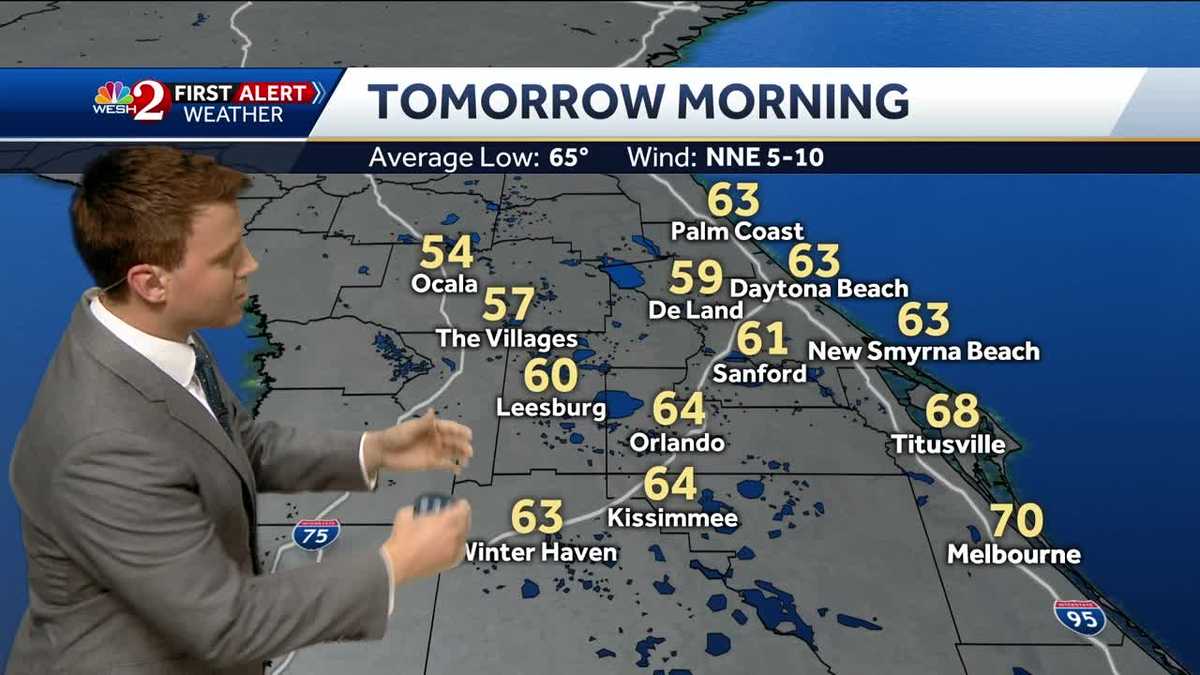 A cool down for Central Florida