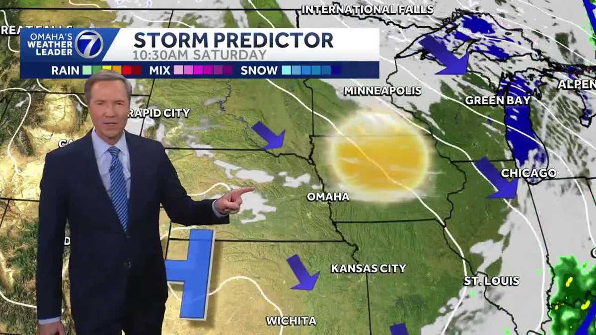 Breezy and chilly for Saturday in Omaha, some afternoon clouds