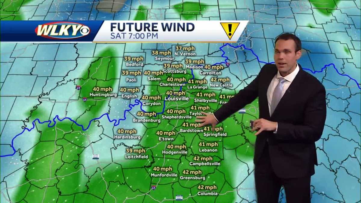 Impact weather day Saturday