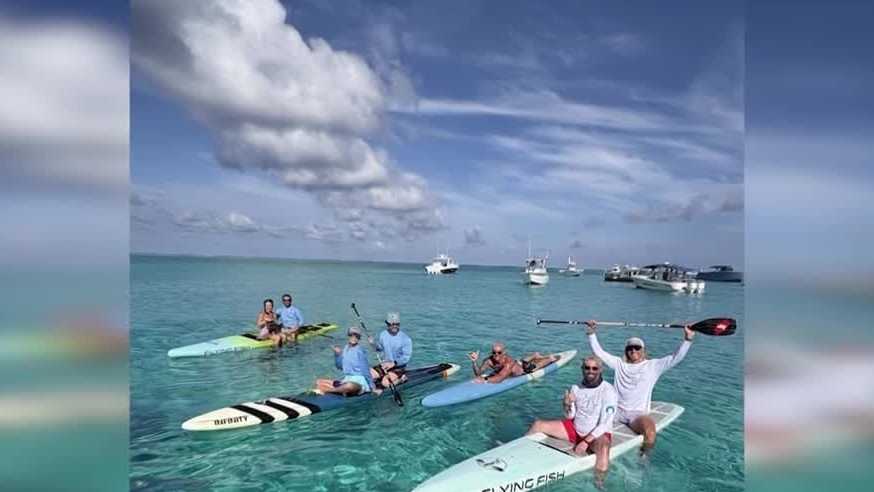 Paddleboarder helps raise thousands for cystic fibrosis after 82-mile journey from the Bahamas