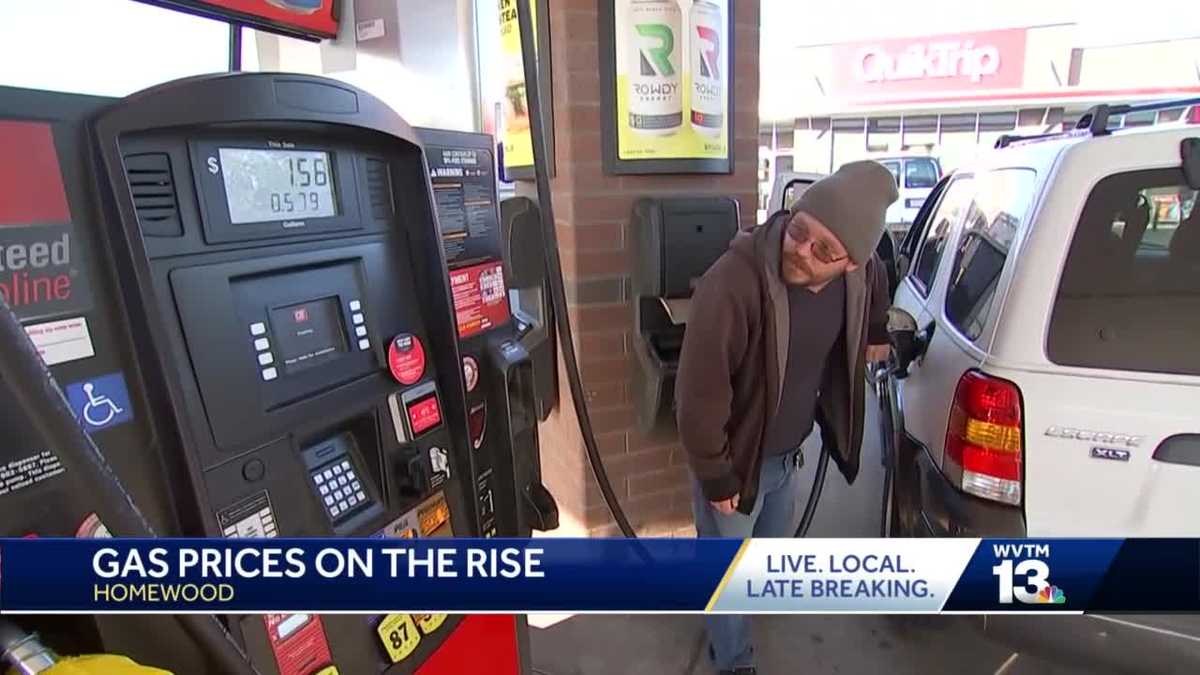 Alabama gas prices back on the rise after weeks of declining