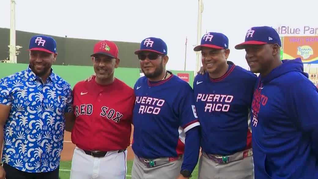 Puerto Rico plays Boston Red Sox in World Baseball Classic Exhibition Game at JetBlue Park