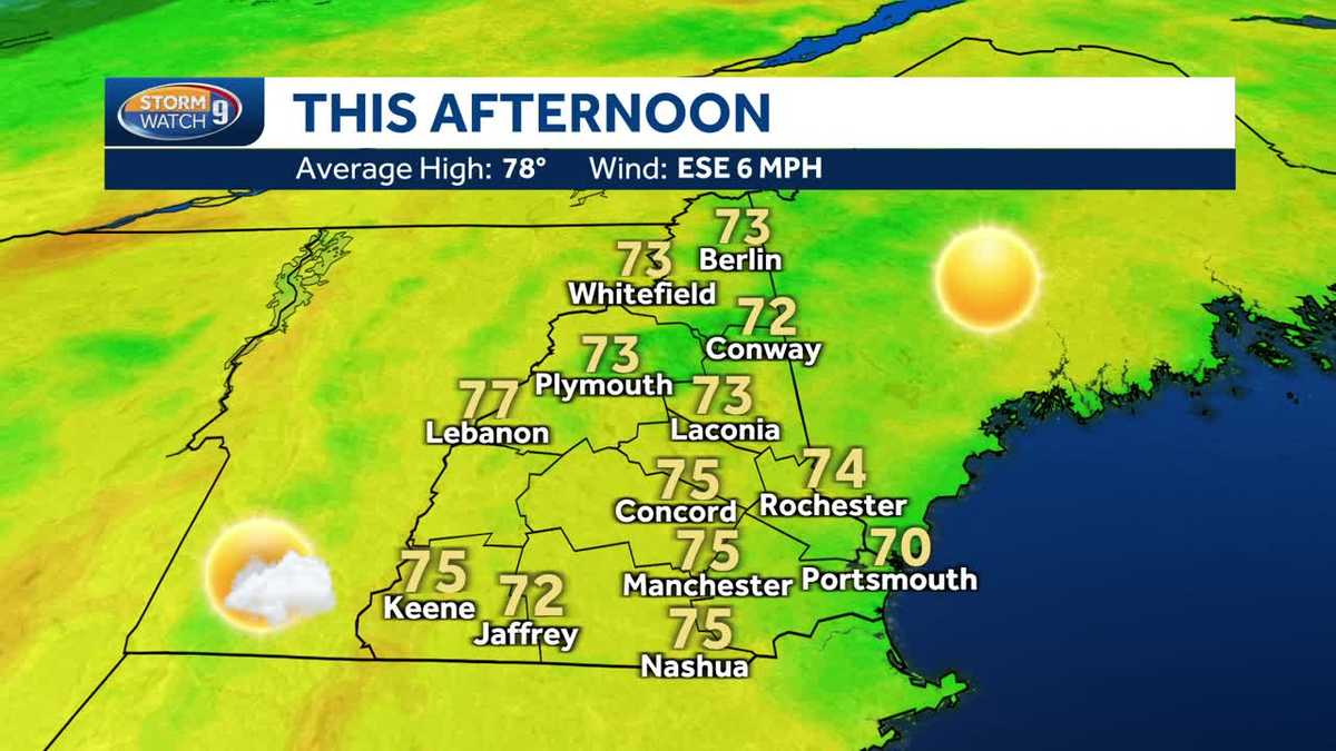 Video: Mainly dry conditions heading into the weekend