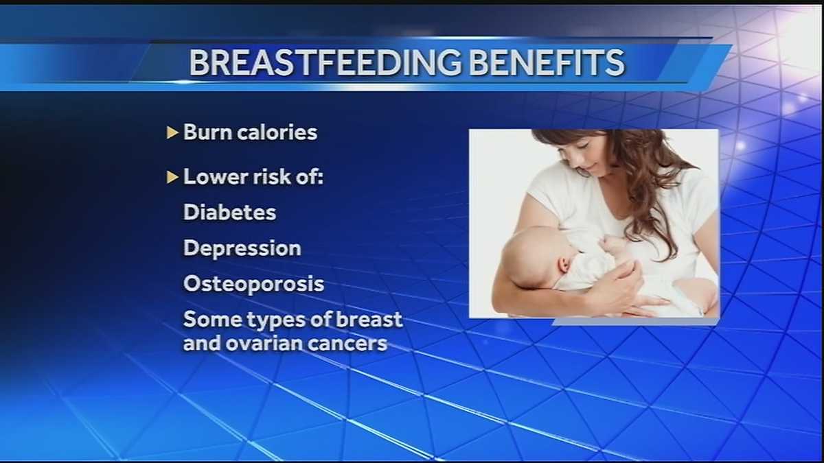 Breastfeeding has many health benefits for mother, baby