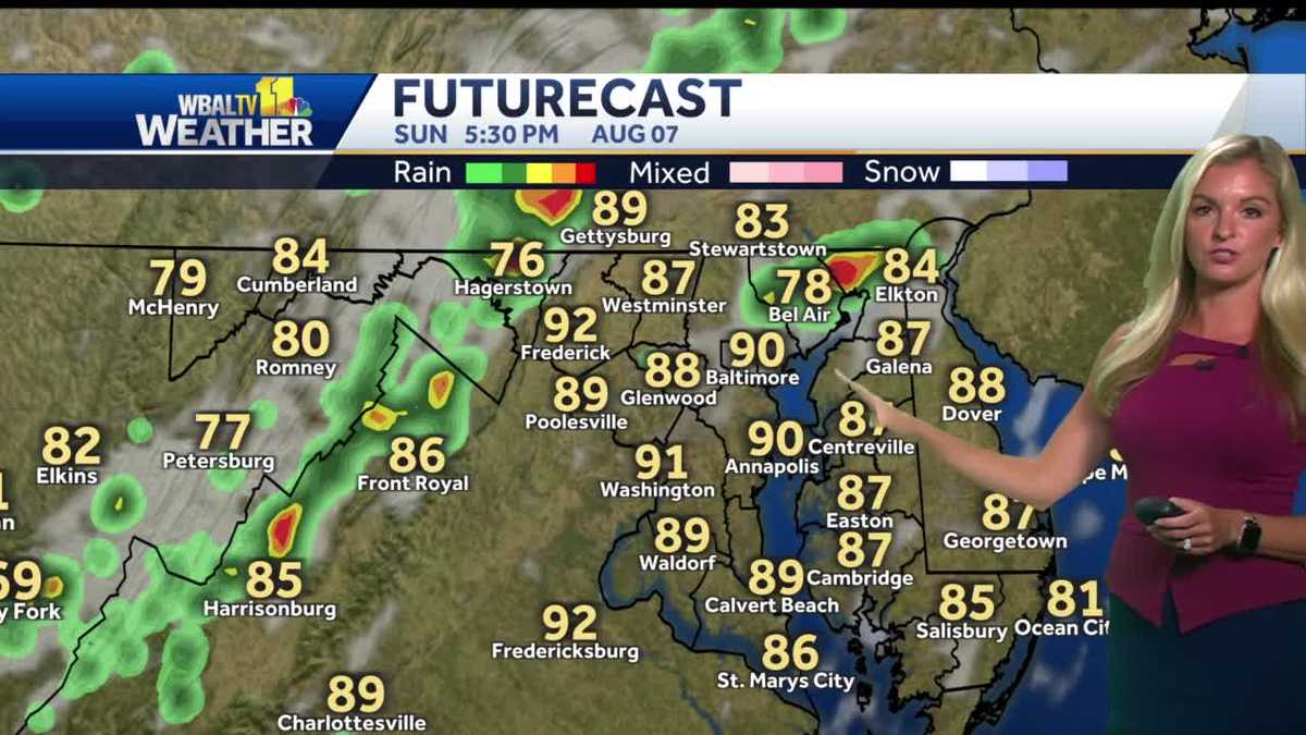 Hot & Humid Sunday With The Chance for Isolated T'storms