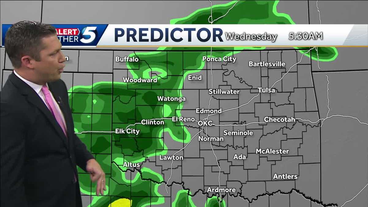 Rain returns to Oklahoma, again.