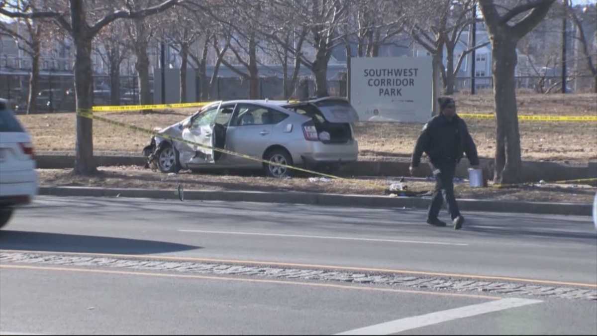 Woman, child hit by car in Roxbury