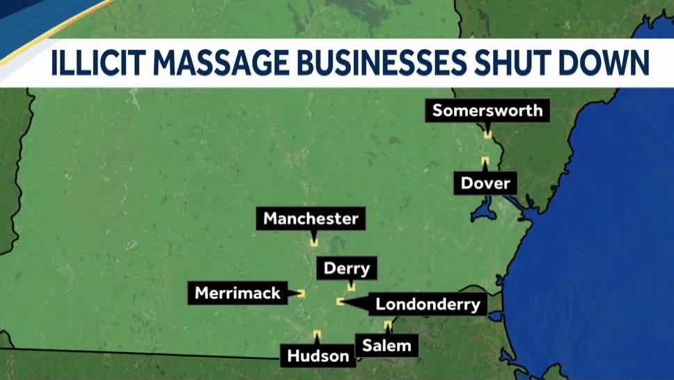 At least 15 known illicit massage businesses shut down in New Hampshire, AG says