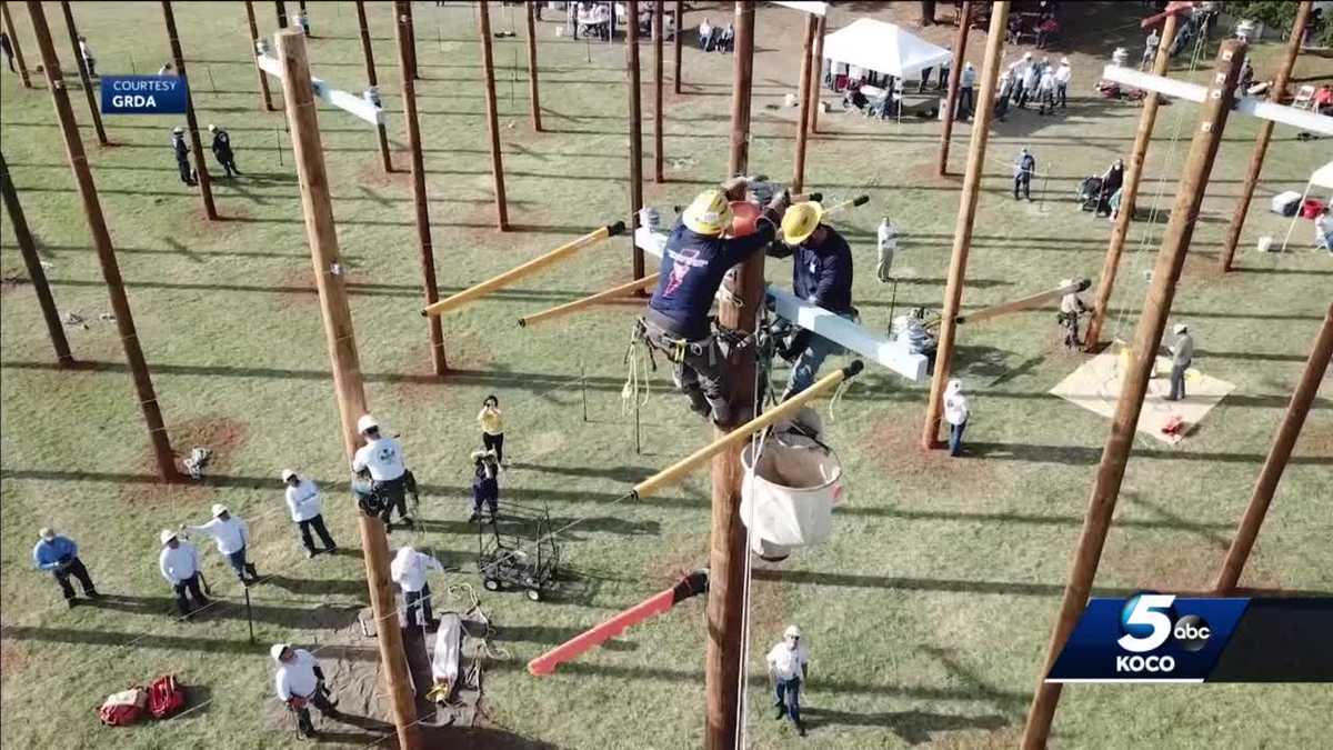 Oklahoma electric crews compete in Lineman Rodeo