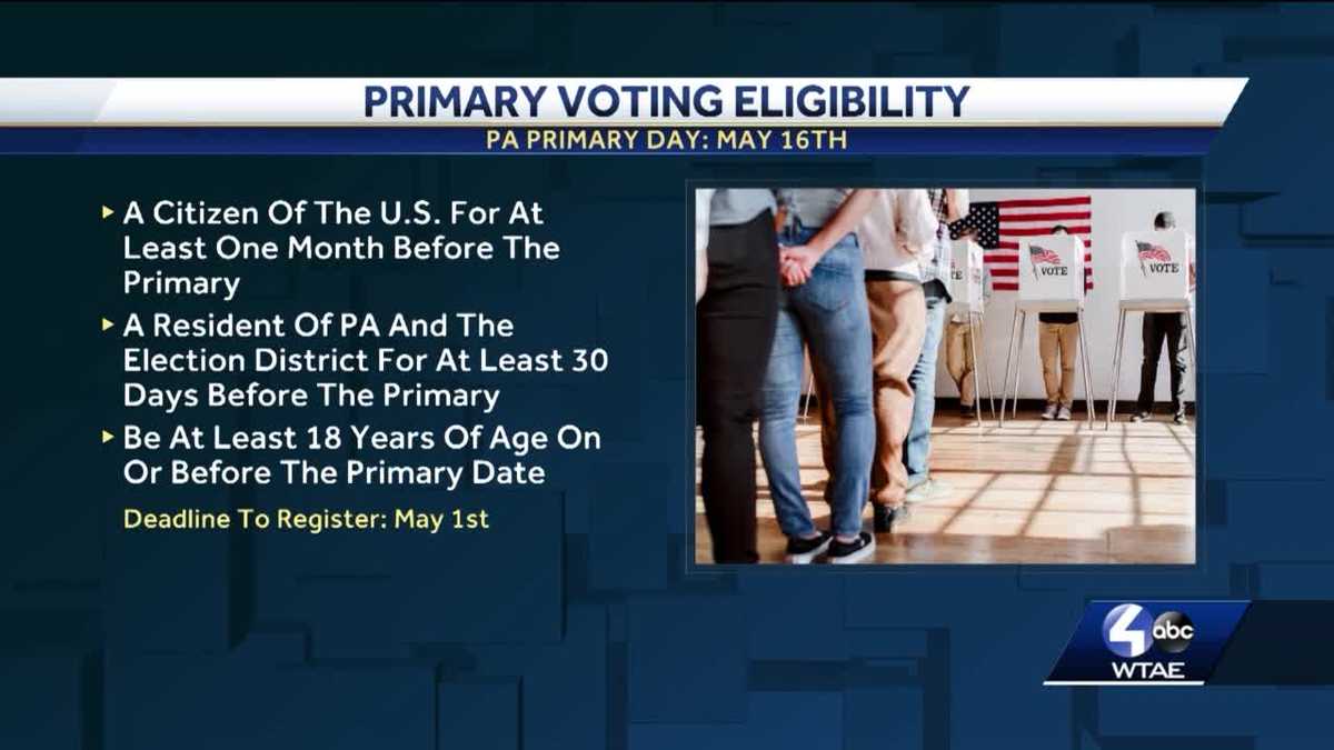 WTAE Editorial The May 2023 primary election