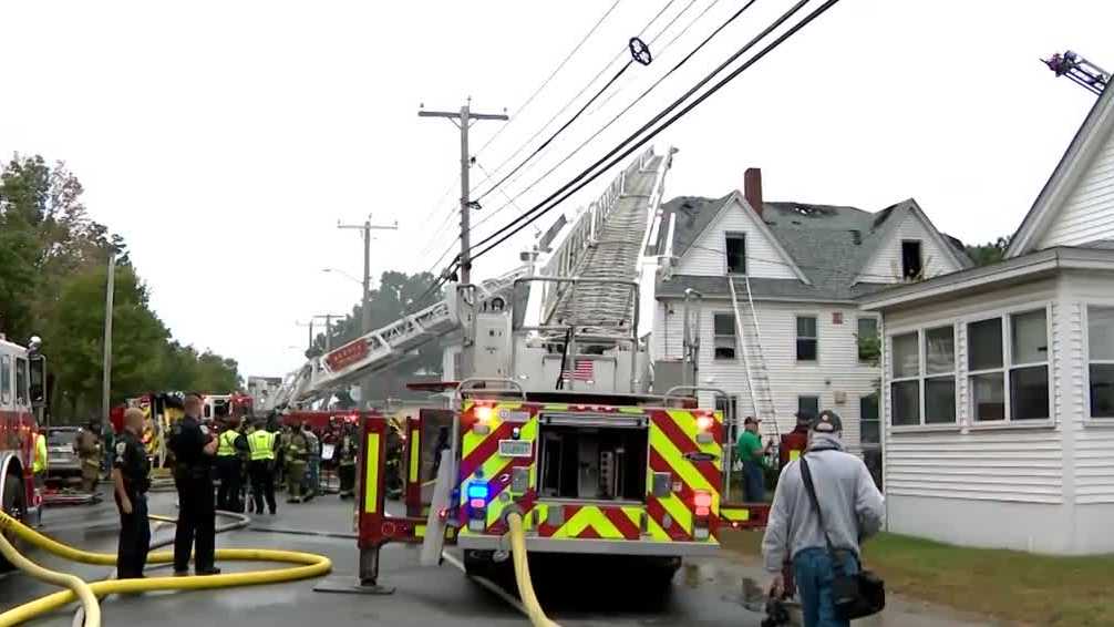 6 displaced after fire rips through Nashua, NH apartment building