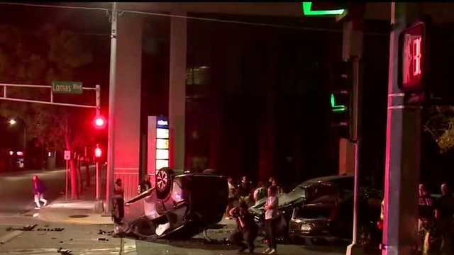 Crash on Lomas kills 1, injures 5 others