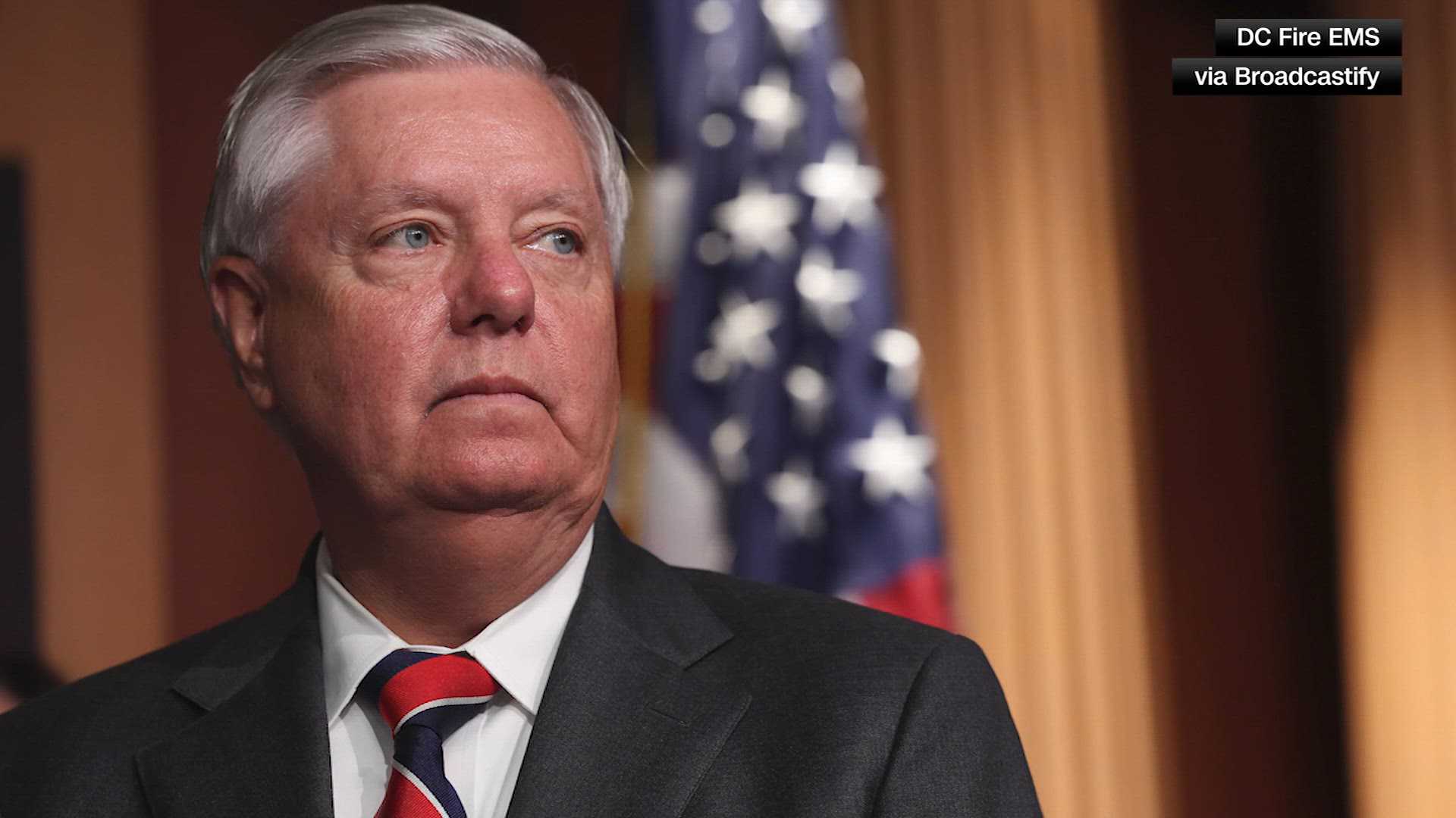 Dispatch audio details what crews responded to at Sen. Lindsey Graham's home