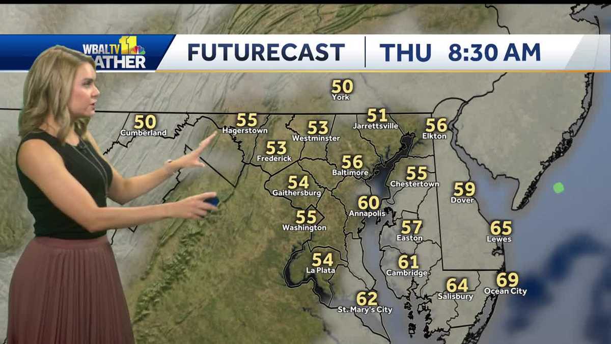 Cloudy but cool again for Thursday, warmer weekend ahead