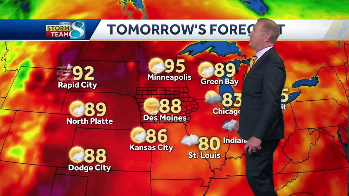 June 7, 2021 overnight Iowa weather forecast