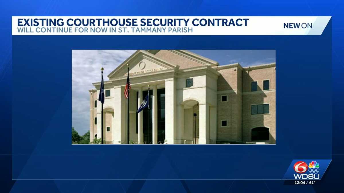 St. Tammany courthouse security will continue amid legal battle