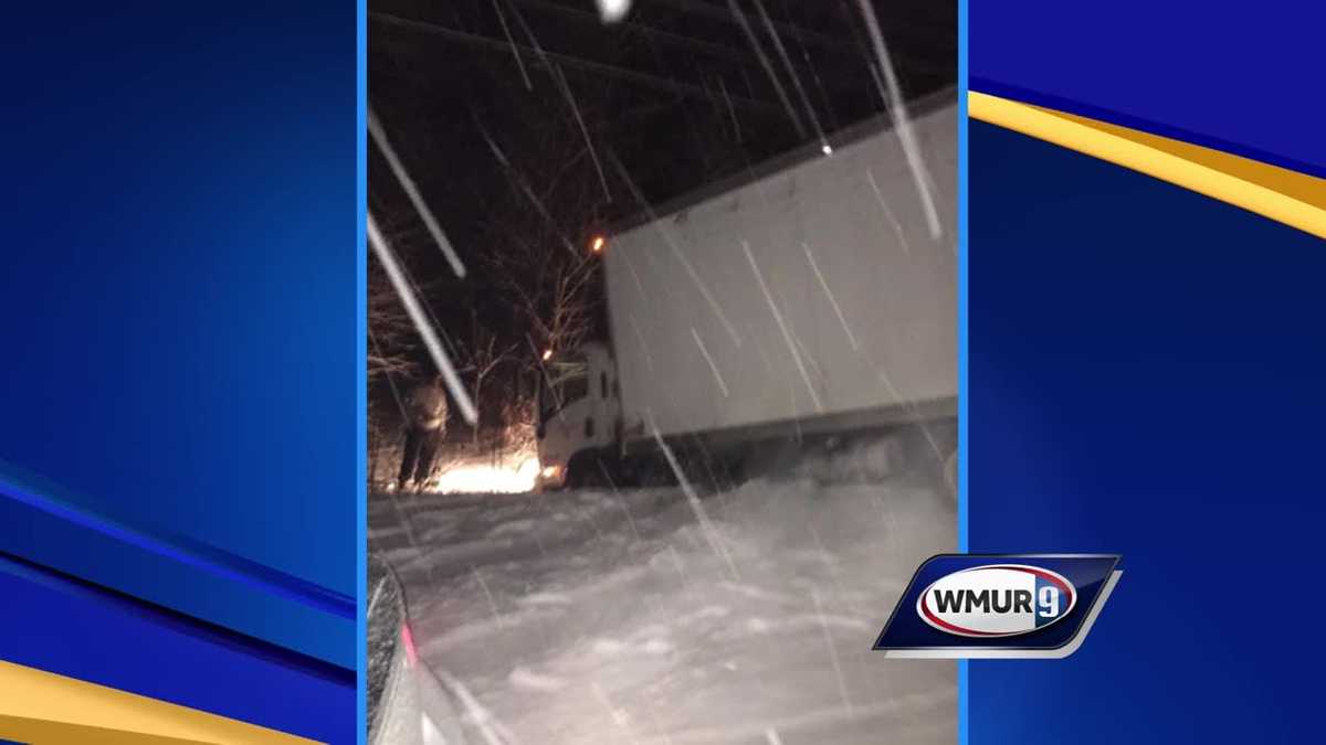 Snow causing slick roadways across NH