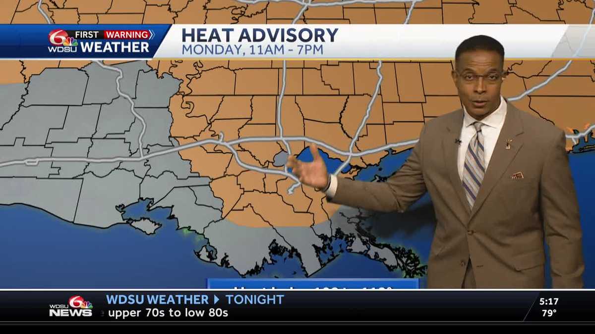 A Heat Advisory for Monday