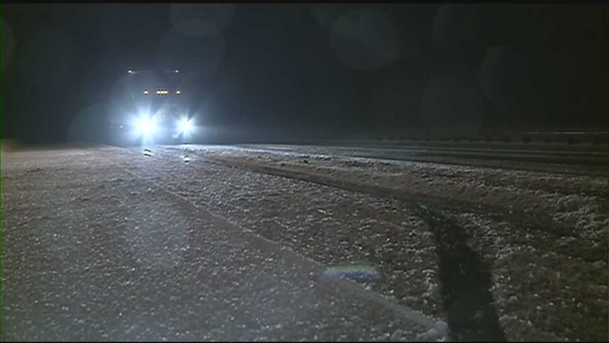 Snow, rain make for messy commute