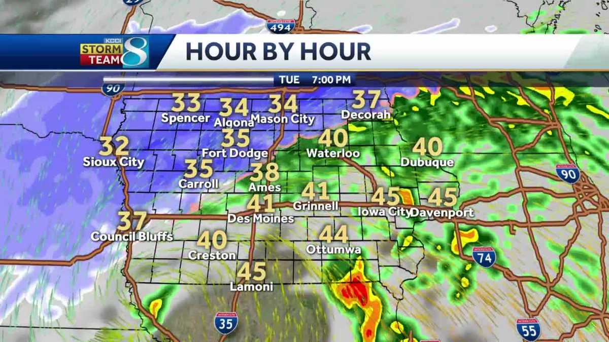 FUTURECAST: Latest timing and totals for holiday storm system