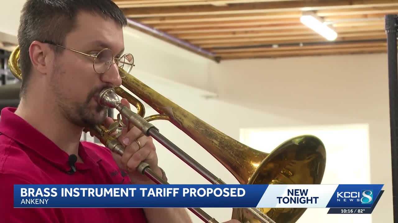 kcci.com - Pepper Purpura - Proposed 25% tariff on brass instruments raises concerns for music retailers, students
