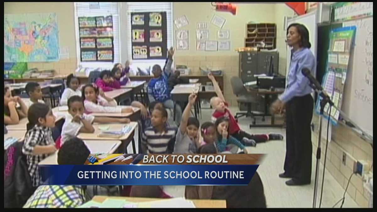 Getting back into the school routine