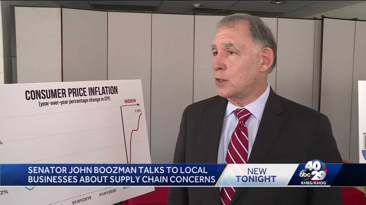 Sen. John Boozman talks to local businesses about supply chain concerns – KHBS