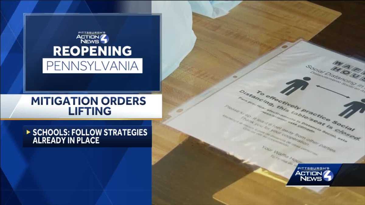 Pennsylvania lifts all COVID-19 mitigation orders except masking