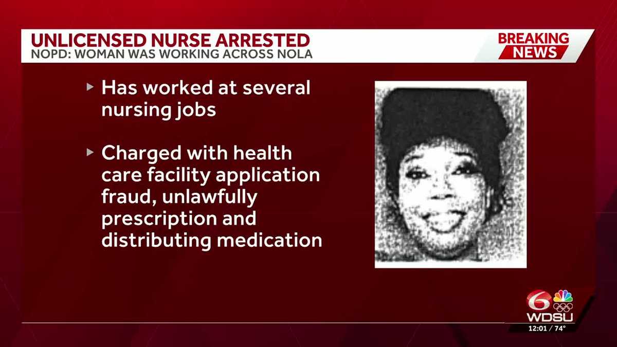 Bond set for woman accused of working as unlicensed nurse for over a year in New Orleans