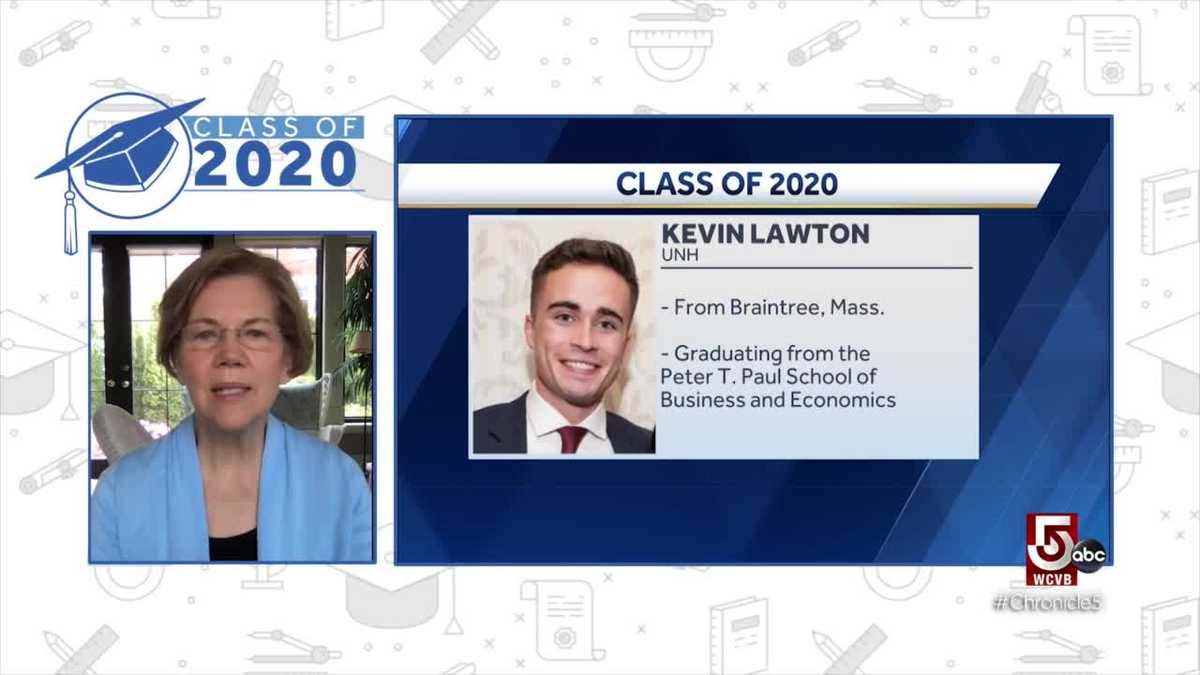 Sending shoutouts to the class of 2020 with Sen. Elizabeth Warren