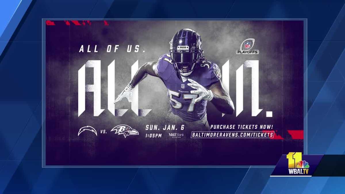 Tickets still available for Ravens playoff game