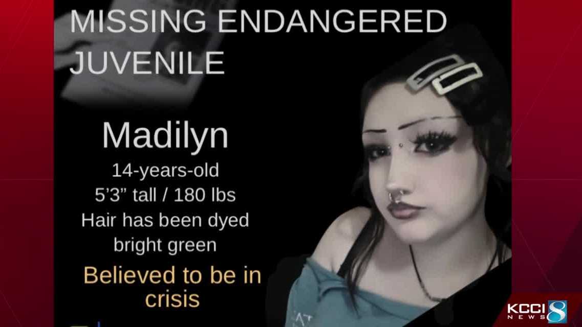 Des Moines police search for missing endangered teen